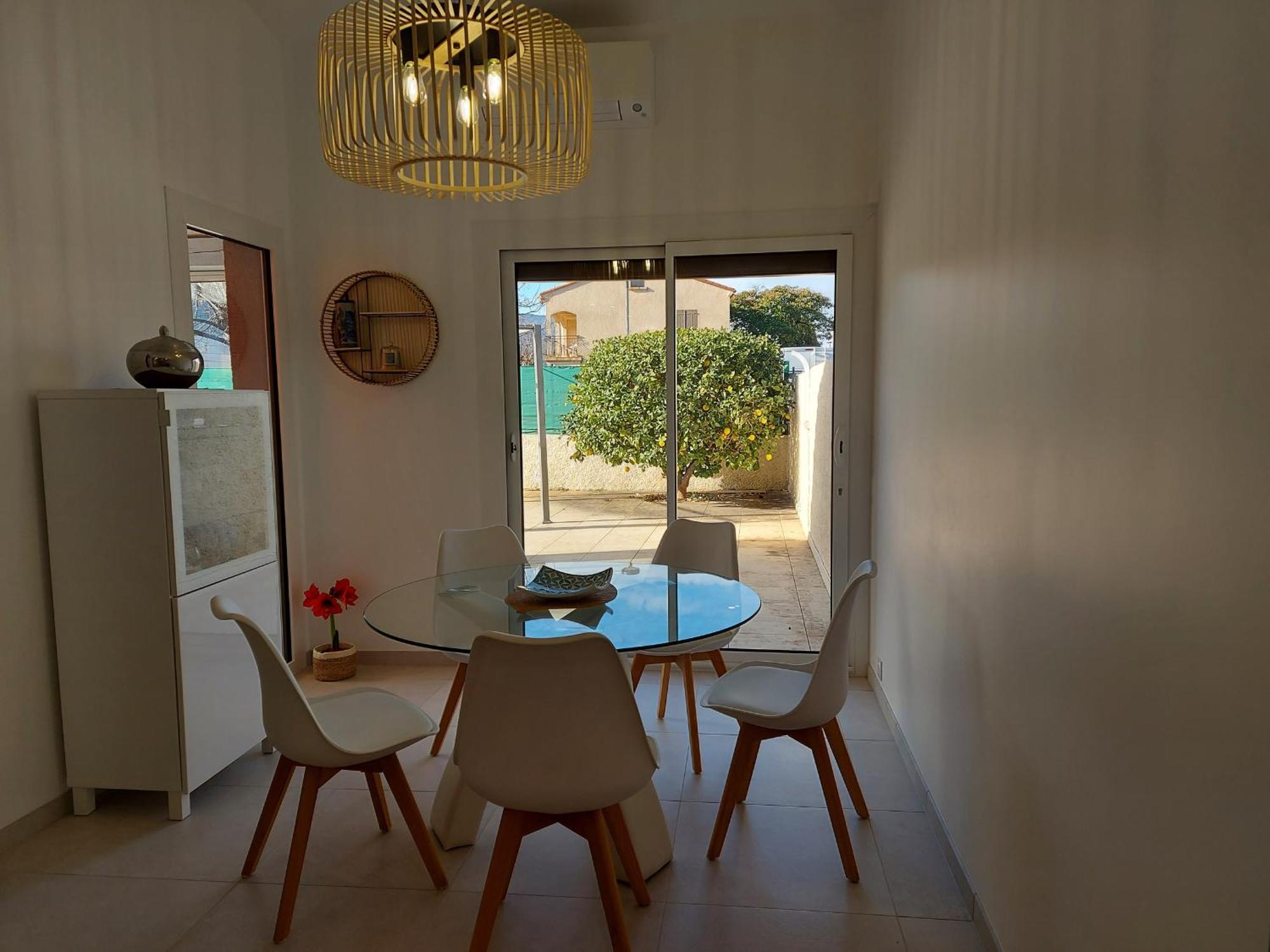 Pavillon 6 Pers A Argeles-Sur-Mer: Piscine, Clim, Parking, Wifi, Proche Plage - Fr-1-776-5 Buitenkant foto